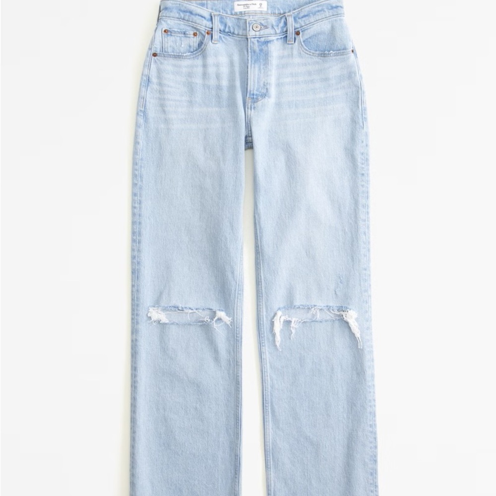 baggy low rise Abercrombie jean